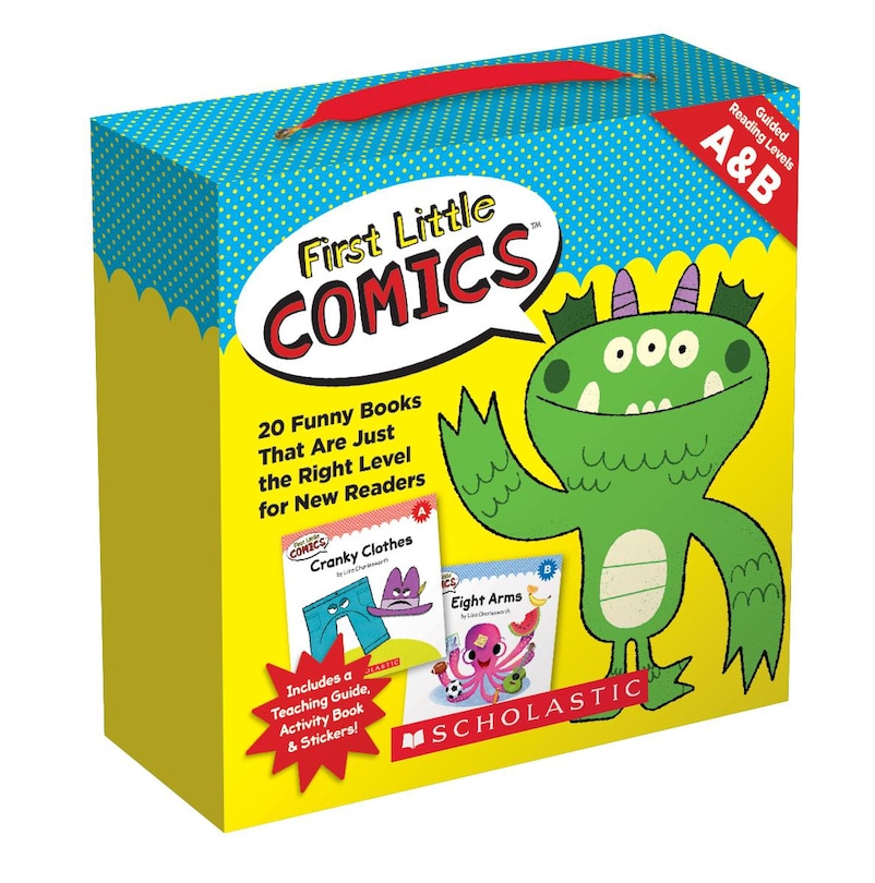 Front cover_First Little Comics Parent Pack: Levels A & B