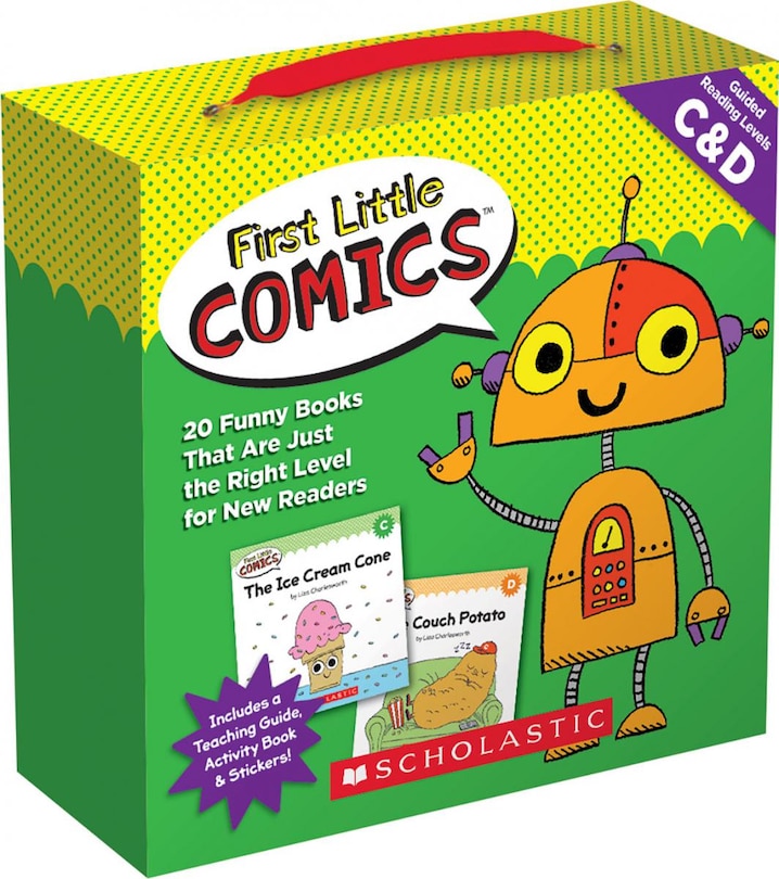Front cover_First Little Comics Parent Pack: Levels C & D