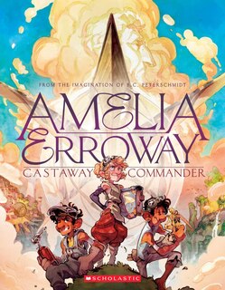 Front cover_Amelia Erroway: Castaway Commander: A Graphic Novel