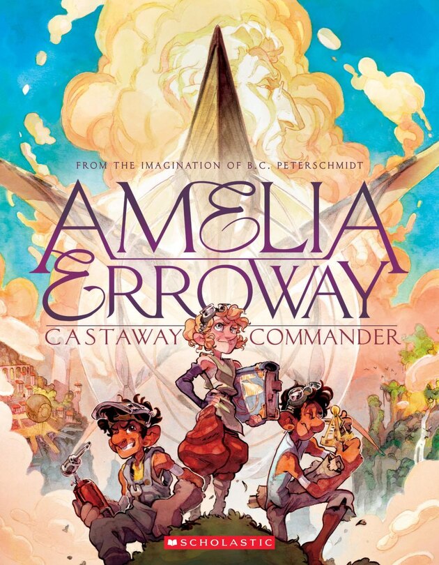 Front cover_Amelia Erroway: Castaway Commander: A Graphic Novel