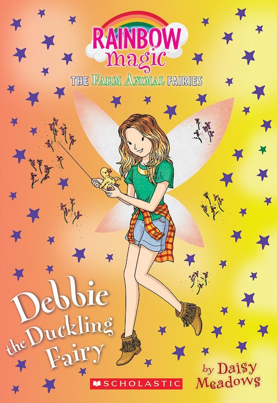 Front cover_Debbie the Duckling Fairy: A Rainbow Magic (The Farm Animal Fairies #1)