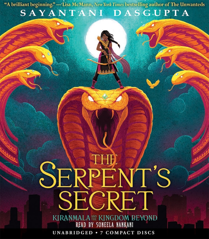 Front cover_The Serpent's Secret (Kiranmala and the Kingdom Beyond #1) (Unabridged edition)