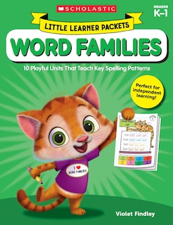 Front cover_Little Learners Packets: Word Families