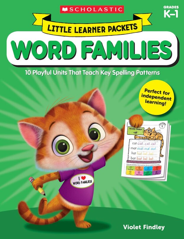 Front cover_Little Learners Packets: Word Families