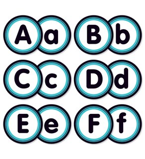 Bulletin Board: Aqua Oasis Alphabet