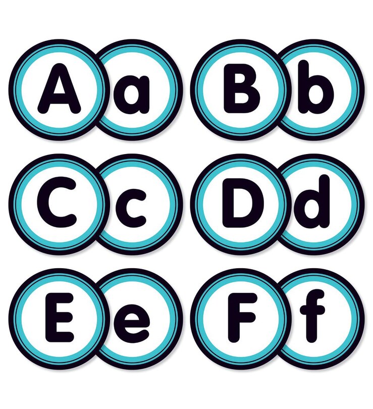 Bulletin Board: Aqua Oasis Alphabet