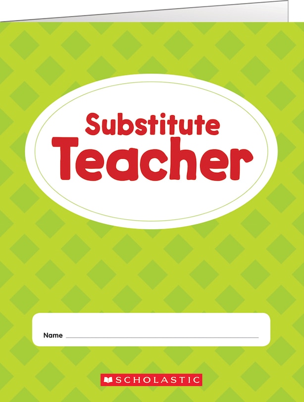 Front cover_Substitute Teacher Folder
