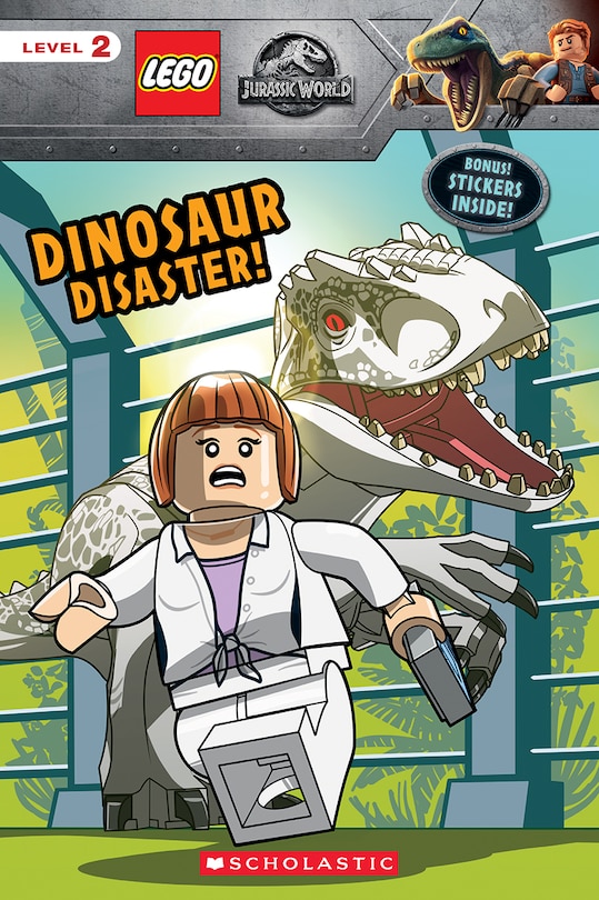 Couverture_Dinosaur Disaster! (LEGO Jurassic World: Reader with Stickers)