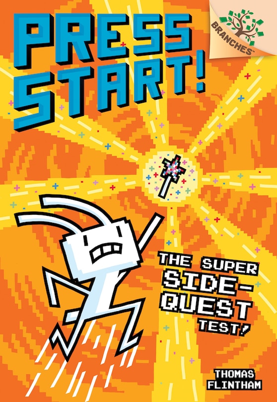 Couverture_The Super Side-Quest Test!: A Branches Book (Press Start! #6) (Library Edition)