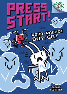 Front cover_Robo-Rabbit Boy, Go!: A Branches Book (Press Start! #7) (Library Edition)
