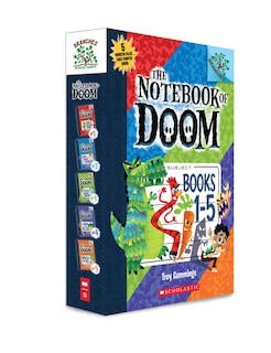 Front cover_The Notebook of Doom, Books 1-5: A Branches Box Set