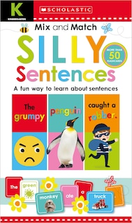 Front cover_Mix & Match Silly Sentences Kindergarten Workbook: Scholastic Early Learners (Workbook)