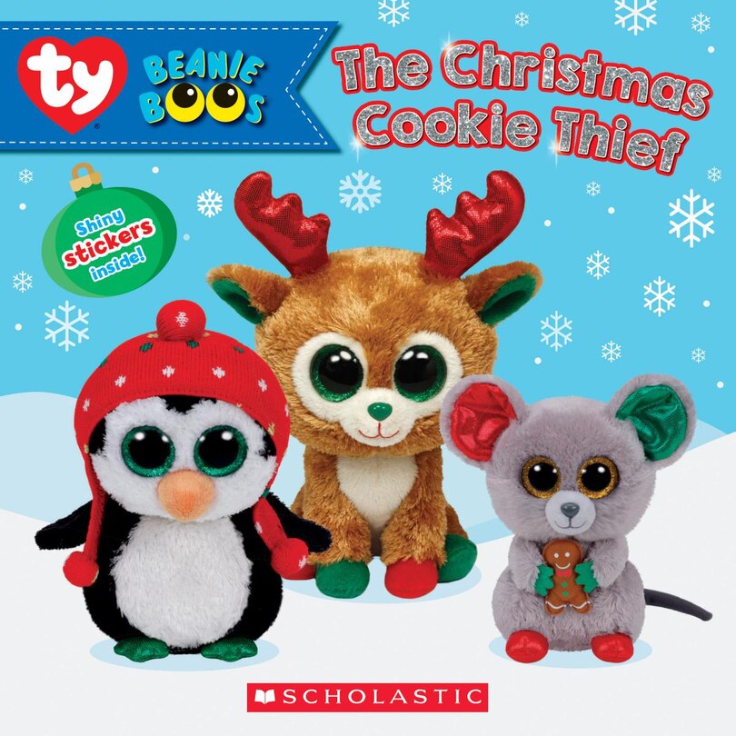Front cover_The Christmas Cookie Thief (Beanie Boos: Storybook with stickers)
