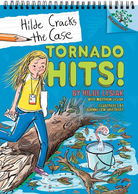 Front cover_Tornado Hits!: A Branches Book (Hilde Cracks the Case #5) (Library Edition)