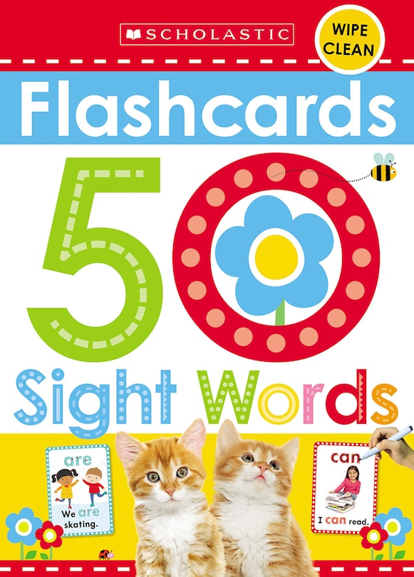 Front cover_50 Sight Words Flashcards: Scholastic Early Learners (flashcards)