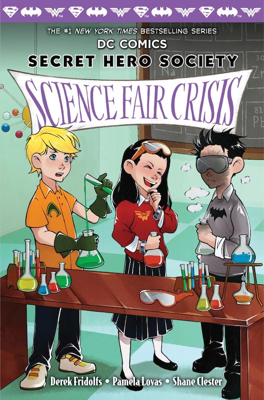 Front cover_Science Fair Crisis (DC Comics: Secret Hero Society #4)