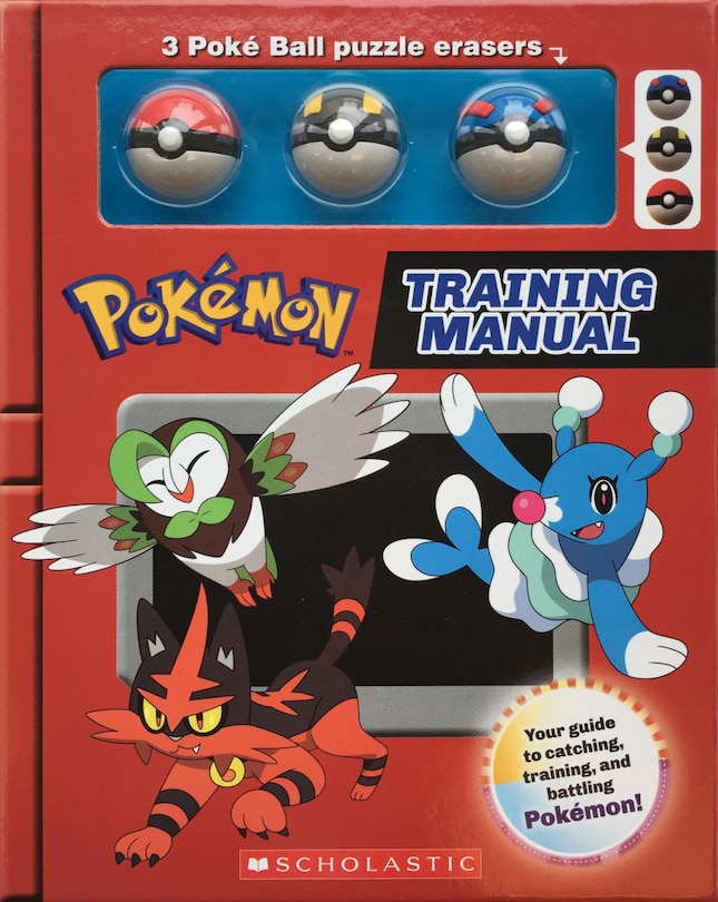 Front cover_Training Manual (Pok&eacute;mon Training Box with Pok&eacute; Ball erasers)