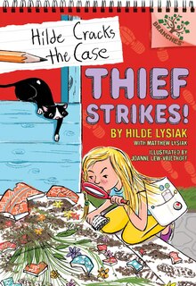 Front cover_Thief Strikes!: A Branches Book (Hilde Cracks the Case #6) (Library Edition)