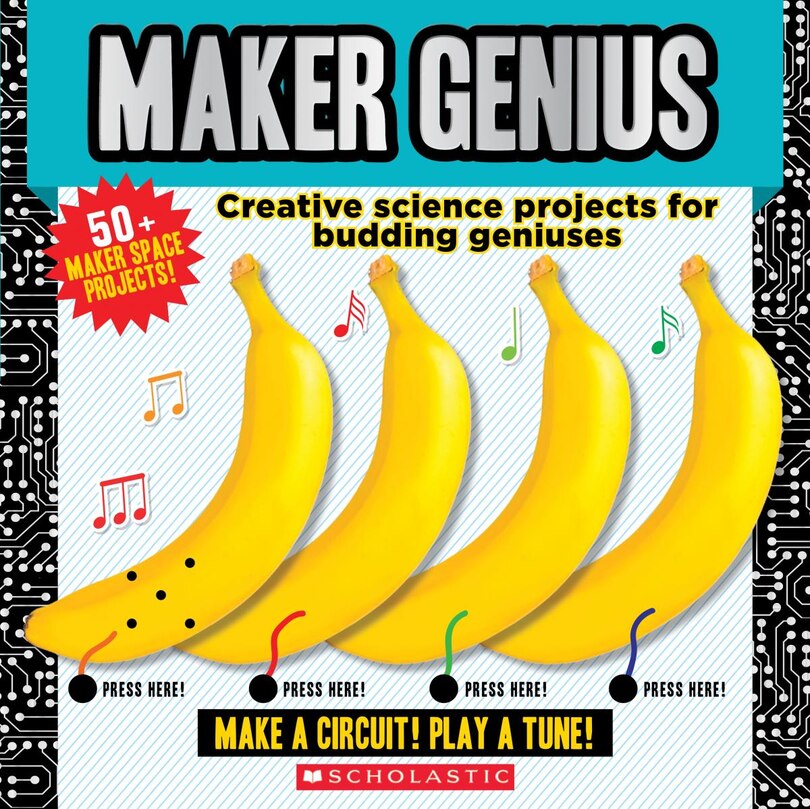Front cover_Maker Genius: 50+ Home Science Experiments