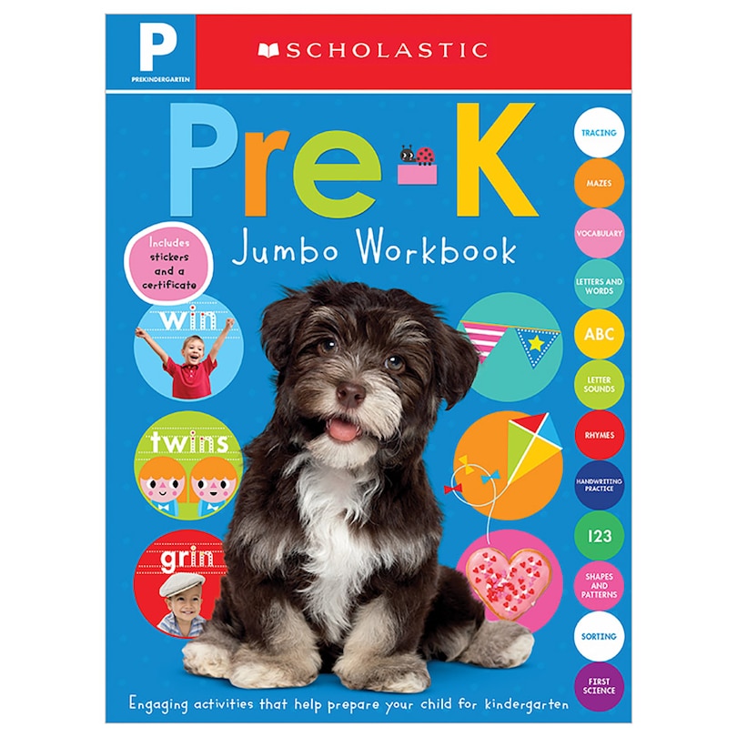 Couverture_Pre-k Jumbo Workbook: Scholastic Early Learners (jumbo Workbook)