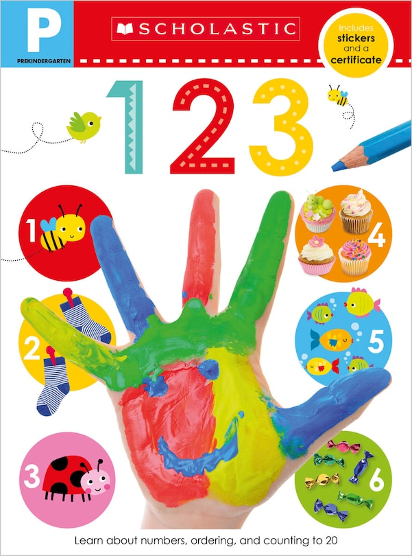 Front cover_123 Pre-k Workbook: Scholastic Early Learners (skills Workbook)