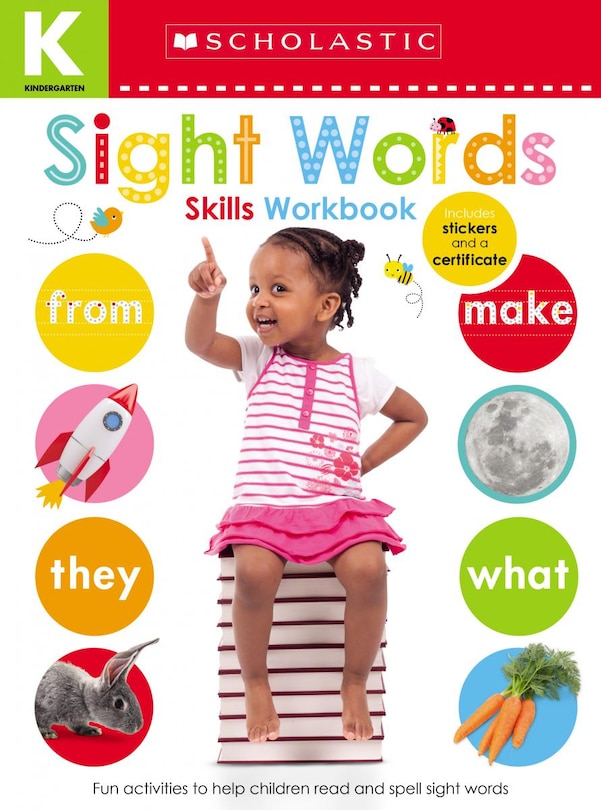 Couverture_Sight Words Kindergarten Workbook: Scholastic Early Learners (skills Workbook)