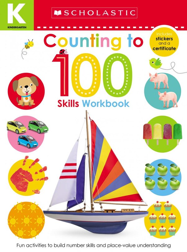 Front cover_Counting To 100 Kindergarten Workbook: Scholastic Early Learners (skills Workbook)