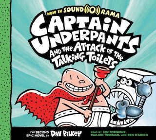Couverture_Captain Underpants and the Attack of the Talking Toilets: Color Edition (Captain Underpants #2) (Unabridged edition)