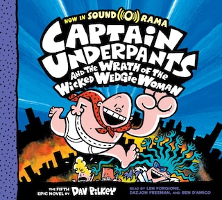 Front cover_Captain Underpants and the Wrath of the Wicked Wedgie Woman: Color Edition (Captain Underpants #5) (Unabridged edition)