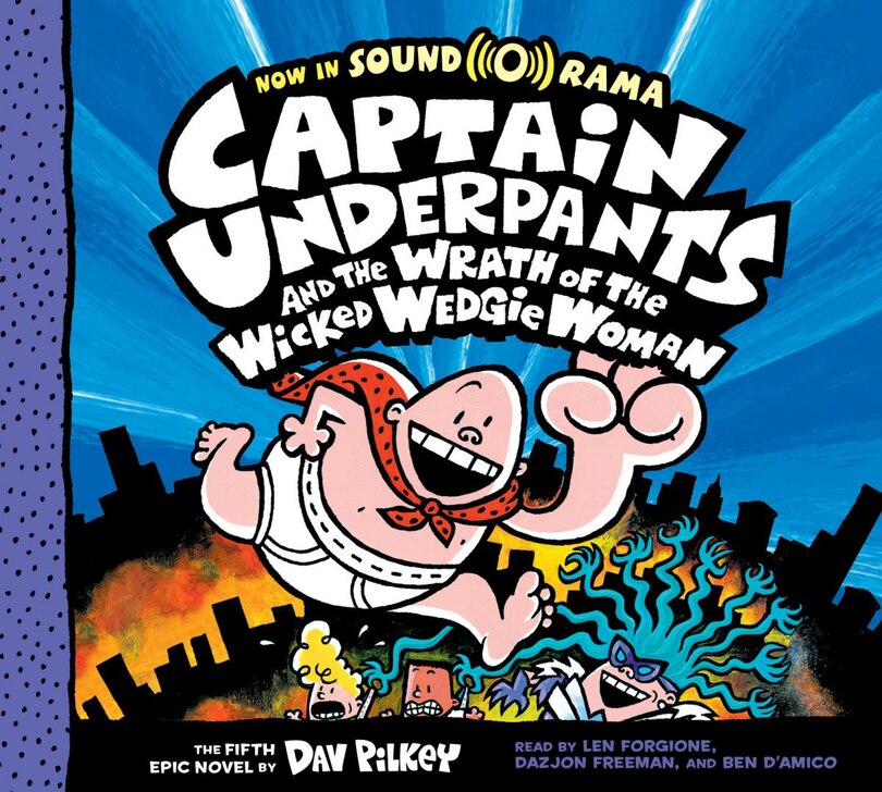Front cover_Captain Underpants and the Wrath of the Wicked Wedgie Woman: Color Edition (Captain Underpants #5) (Unabridged edition)