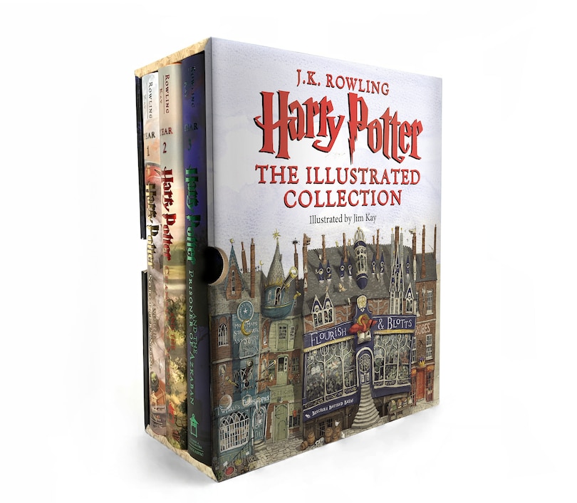 Front cover_Harry Potter: The Illustrated Collection (Books 1-3 Boxed Set)