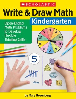 Front cover_Write & Draw Math: Kindergarten