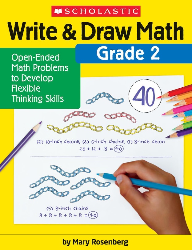 Front cover_Write & Draw Math: Grade 2