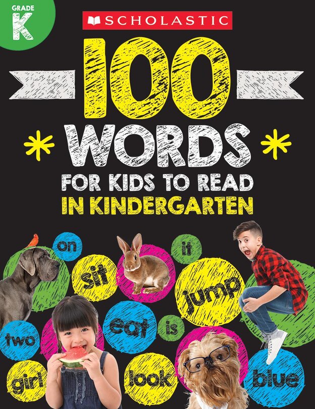 Front cover_100 Words for Kids to Read in Kindergarten