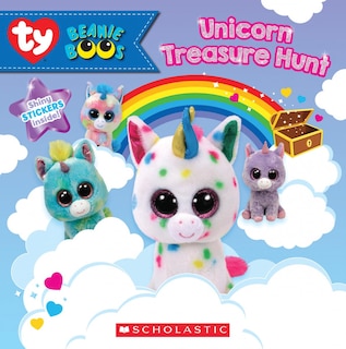Front cover_Unicorn Treasure Hunt (beanie Boos: Storybook With Stickers)