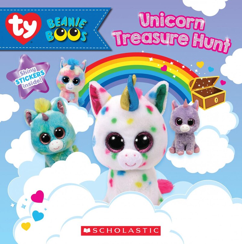 Front cover_Unicorn Treasure Hunt (beanie Boos: Storybook With Stickers)