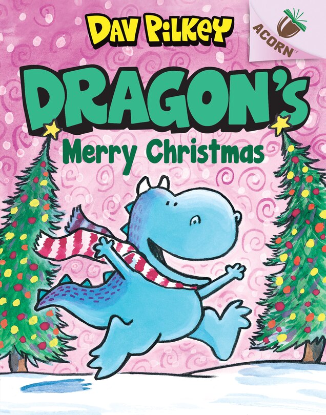 Front cover_Dragon's Merry Christmas: An Acorn Book (dragon #5) (library Edition)