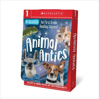 Front cover_Animal Antics E-J First Grade Reader Box Set: Scholastic Early Learners (Guided Reader)