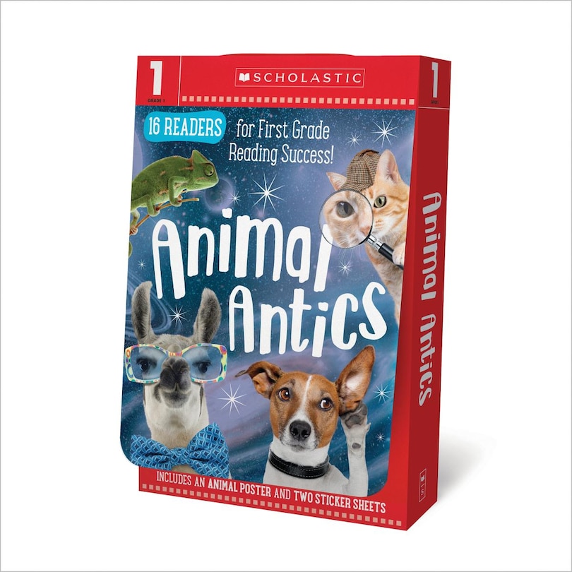 Front cover_Animal Antics E-J First Grade Reader Box Set: Scholastic Early Learners (Guided Reader)