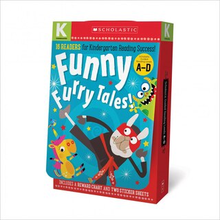 Front cover_Funny Furry Tales A-d Kindergarten Reader Box Set: Scholastic Early Learners (guided Reader)