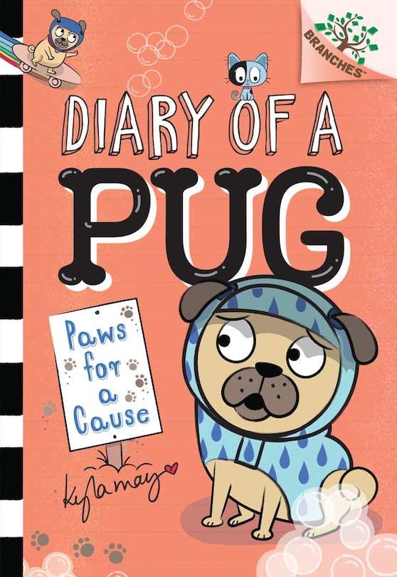 Front cover_Paws For A Cause: A Branches Book (diary Of A Pug #3) (library Edition)