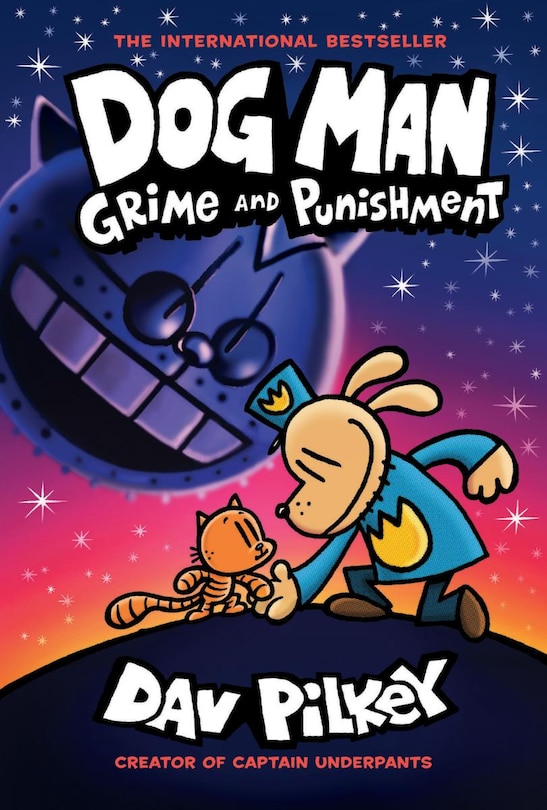 Front cover_Dog Man: Grime and Punishment: A Graphic Novel (Dog Man #9): From the Creator of Captain Underpants (Library Edition)