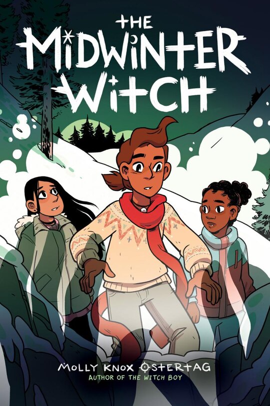 Front cover_The Midwinter Witch: A Graphic Novel (The Witch Boy Trilogy #3) (Library Edition)