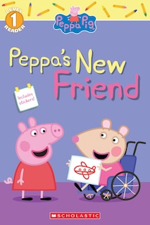 Front cover_Peppa's New Friend (Peppa Pig Level 1 Reader with Stickers)