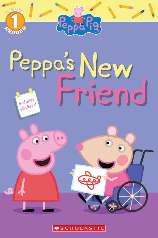 Front cover_Peppa's New Friend (Peppa Pig Level 1 Reader with Stickers)
