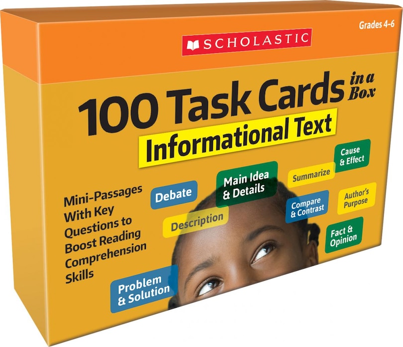 Couverture_100 Task Cards in a Box: Informational Text