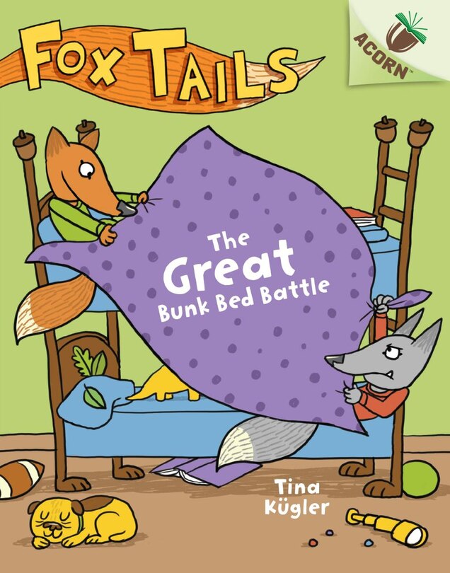 Couverture_The Great Bunk Bed Battle: An Acorn Book (Fox Tails #1) (Library Edition)