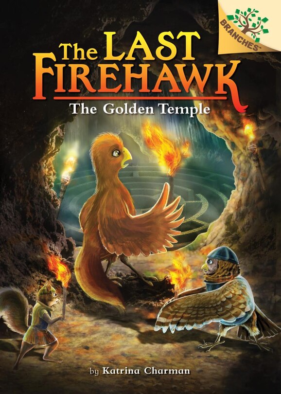 Couverture_The Secret Maze: A Branches Book (The Last Firehawk #10) (Library Edition)