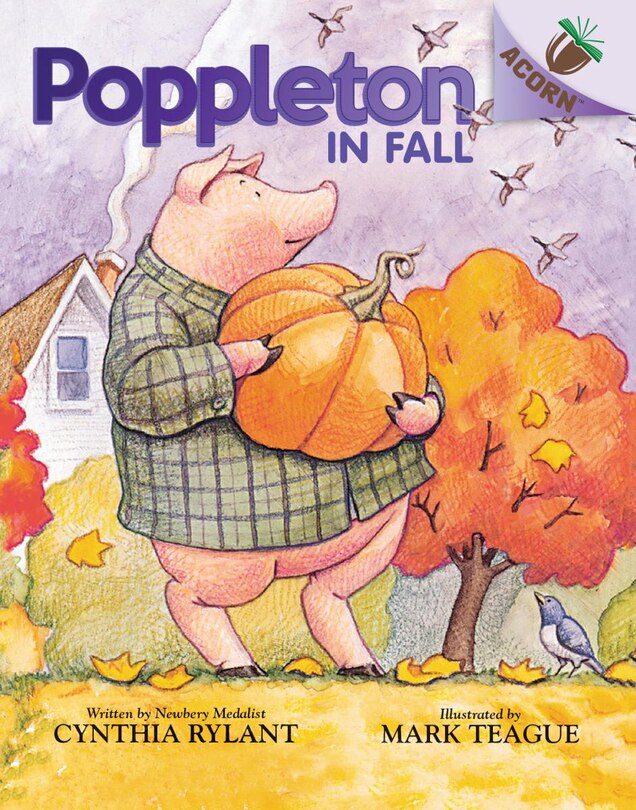 Front cover_Poppleton In Fall: An Acorn Book (poppleton #4) (library Edition)