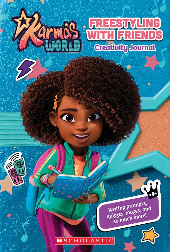 Front cover_Karma's World Creativity Journal: Freestyling With Friends (Media tie-in)